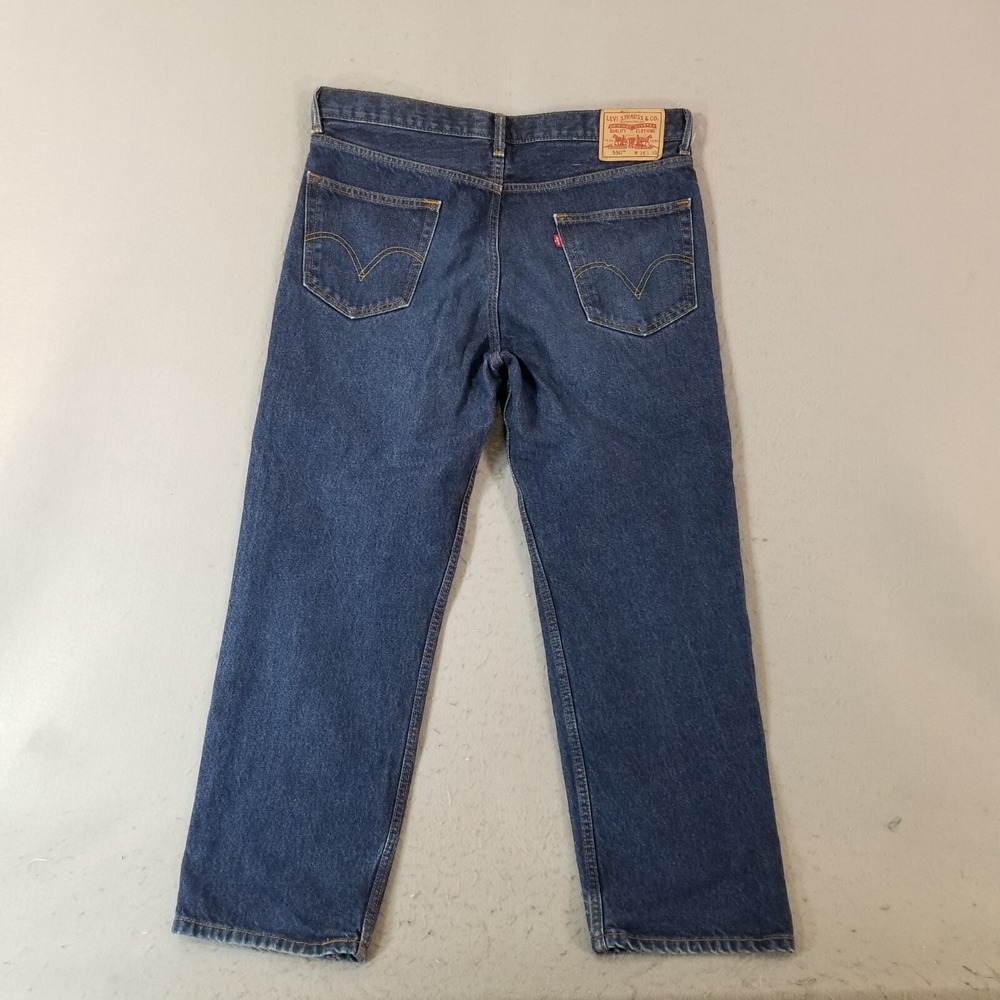 Levi's 550 jeans men's 36 x 30 relaxed fit blue denim pants retro American - Picture 6 of 12